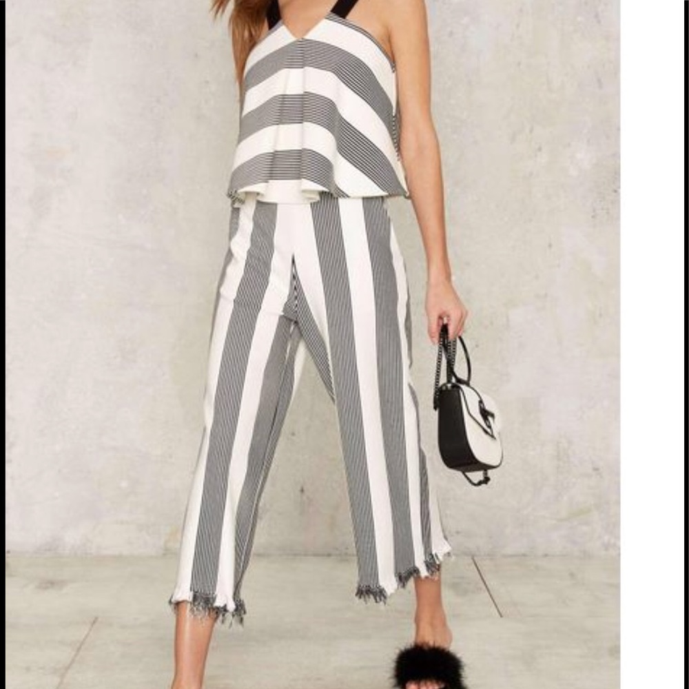 English Factory all the tripe moves High Waisted trousers